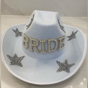 Bride Cowgirl Hat - Bride, Bachelorette, Wedding